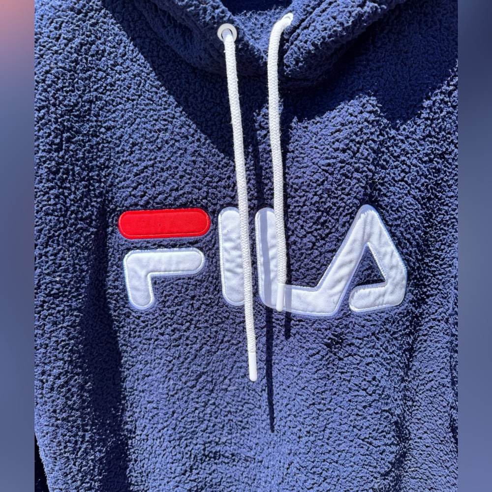 Fila Women’s Textured Navy Hoodie